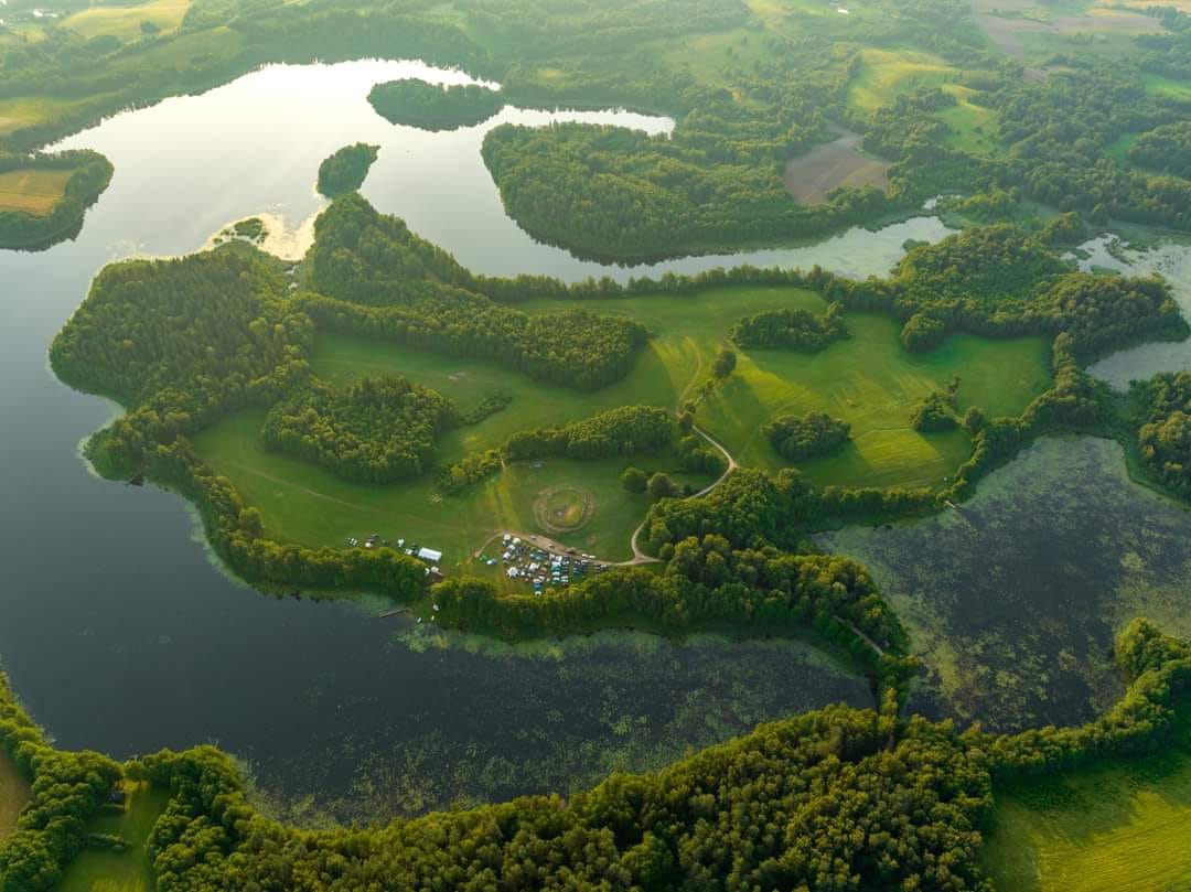 Dūburio ežero sala Zarasų rajone